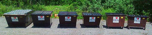 HDS Commercial Trash Containers